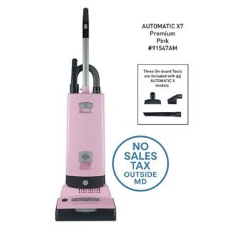  Automatic X7 Premium Upright Vacuum Pastel Pink
